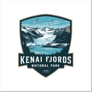 Kenai Fjords Alaska National Park Posters and Art